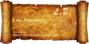 Lay Dagobert névjegykártya